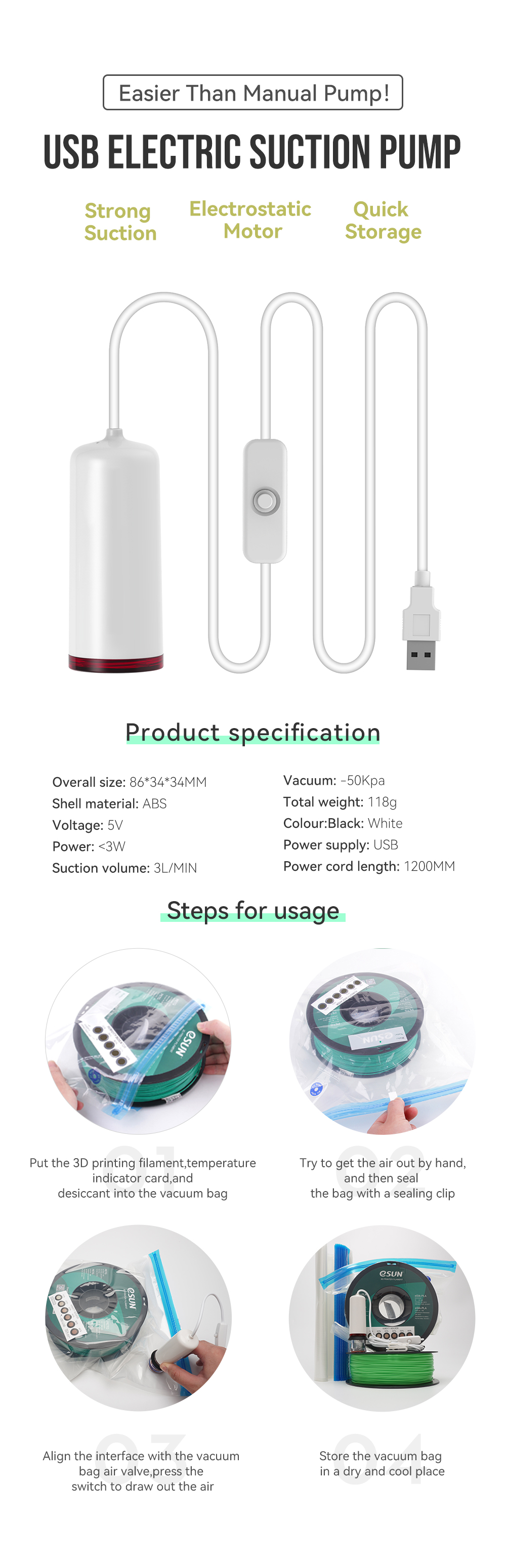 eSUN Vacuum Kit 